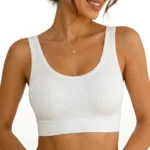 Premium Seamless Ribbed Cotton Tank Bralette