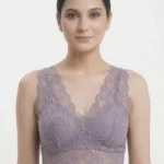 Premium 3D Floral Daisy Guipure Lace Longline Bralette