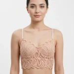 Premium Botanical Crochet Lace Bustier Bralette