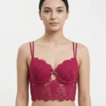 Premium Floral Crochet Lace Bustier Bralette