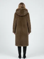 Women’s Hooded Faux Fur Winter Coat - Image 2