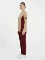 Women’s Professional Healthcare & Staff Scrub Tunic Top - Image 3