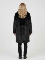 Women’s Plush Faux Fur Winter Coat - Image 2