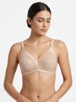 Women’s Non-Wired Full Coverage Floral Lace Bra