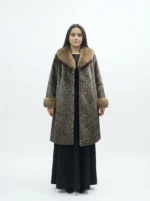 Women’s Luxury Leopard Faux Fur Winter Coat