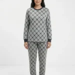 Women’s Geometric Monogram Print Pajama