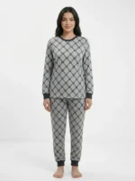 Women’s Geometric Monogram Print Pajama